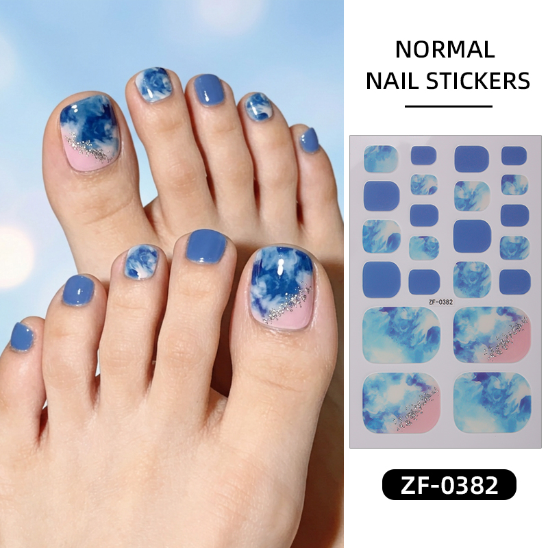 Full Cover Adhesive - 22 szt. Naklejki na paznokcie u