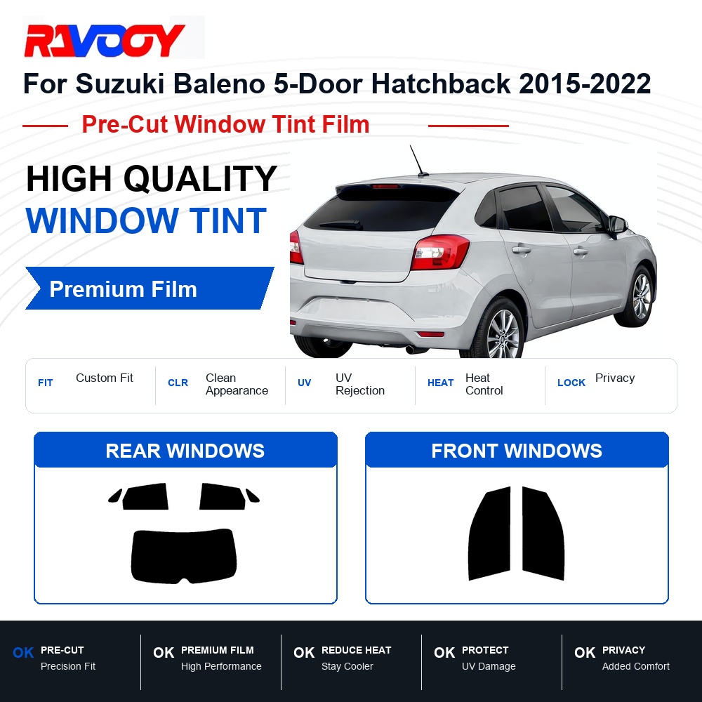 Privacy Screen Protector - Folia okienna premium, wstępnie przycięta, do