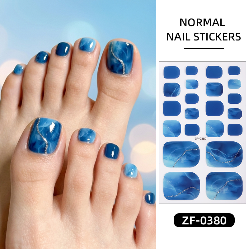22 szt. Naklejki na paznokcie  – Full Cover Adhesive recenzja i cena