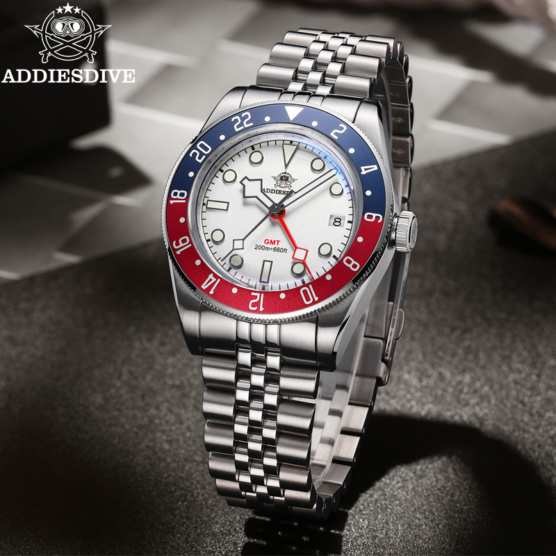 ADDIESDIVE 39mm Męski Zegarek  – Anti Blue Light Film recenzja i cena